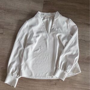 Off-Shoulder White Blouse